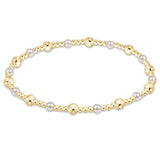 Classic Gold Sincerity 4mm Bracelet Pearl