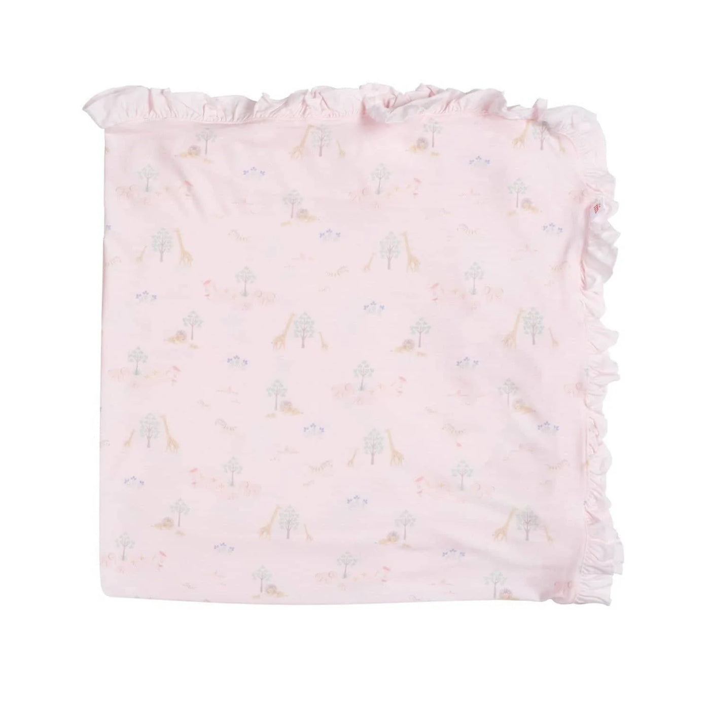 Pink Serene Safari Swaddle Blanket
