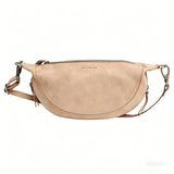 Cream Suede Netty Crossbody