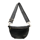 Black Westlyn Woven Bum Bag