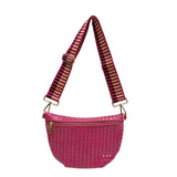 Fuchsia Westlyn Woven Bum Bag