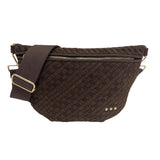 Suede Chocolate Suede Westlyn Woven Bum Bag