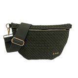 Suede Olive Suede Westlyn Woven Bum Bag