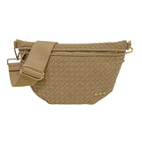 Suede Taupe Suede Westlyn Woven Bum Bag
