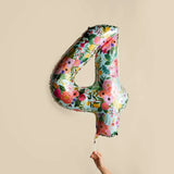 Garden Party Numbered Foil Balloon