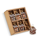 Box of Gingerbread House Ornaments