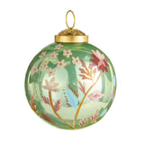Green Floral Ball Ornament