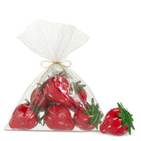 Bag of Paper Mache Strawberries