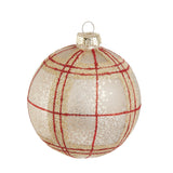 Plaid Ball Ornament