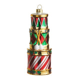 Vintage Drum Stacked Ornament