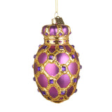 Purple Garnet Egg Ornament