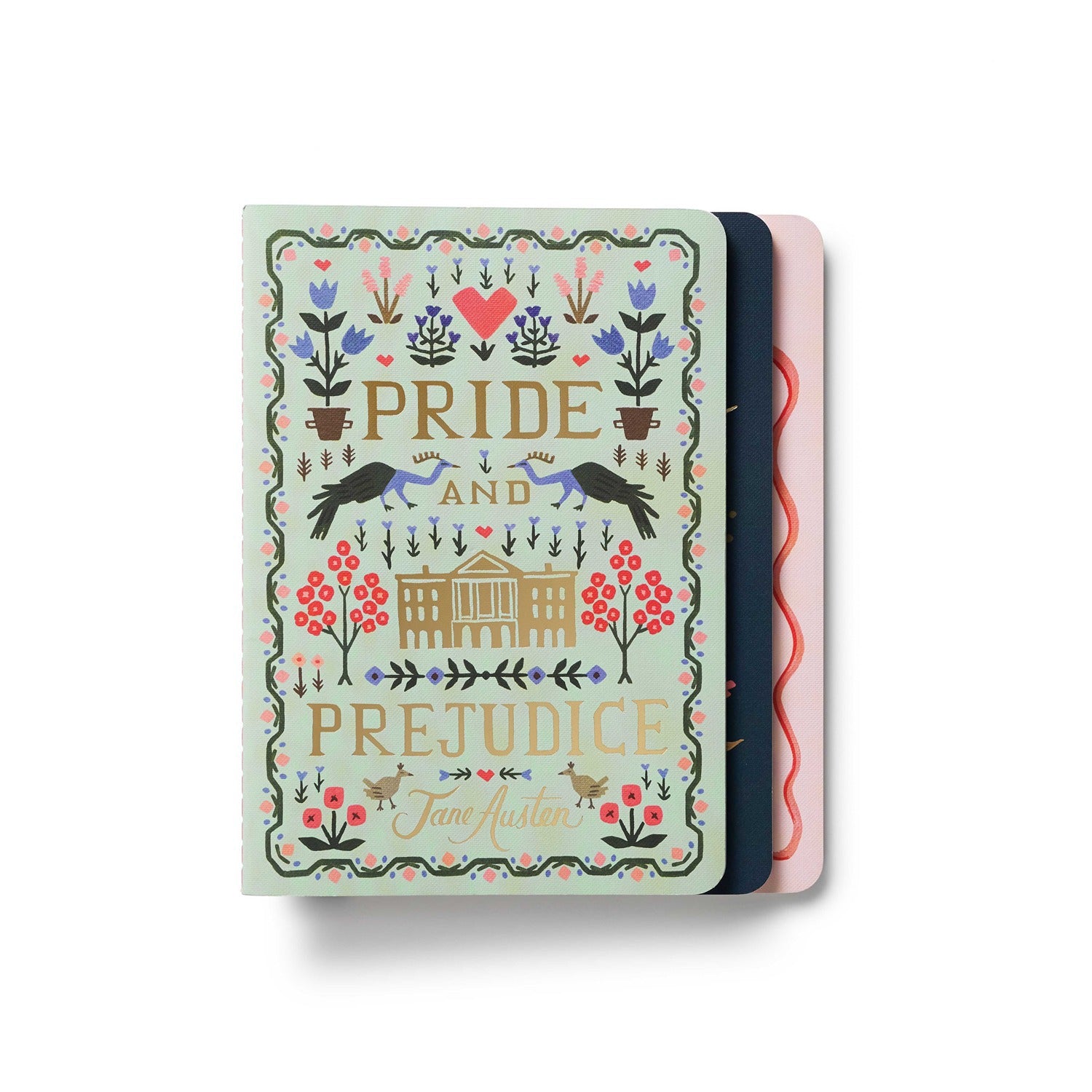 Assorted Set of 3 Jane Austen Notebooks