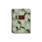 2027 Sage Hydrangea 12-Month Softcover Spiral Planner