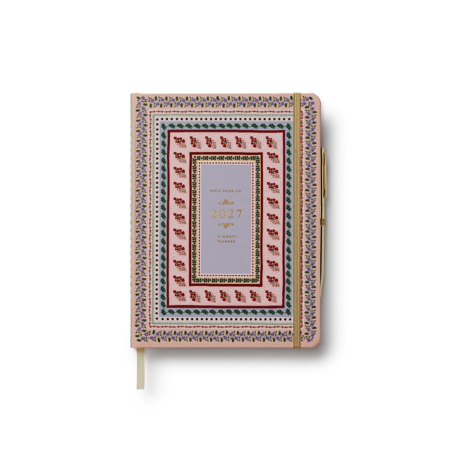 2027 Paisley 12-Month Hardcover Planner with Pen