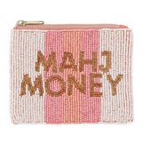 Mahj Money Beaded Pouch