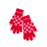 Pink Tanner Touchscreen Gloves