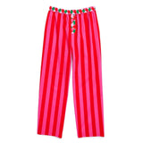 Red Festive Stripe Boxer Pants