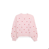 Blush Hearts Sweaters