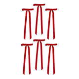 Decorative Bows Red Set Of 6
