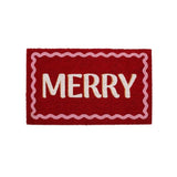 "M-E-R-R-Y" Doormat
