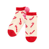 Candy Cane Home Socks