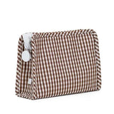 Gingham Coco Roadie Small Zip Pouch