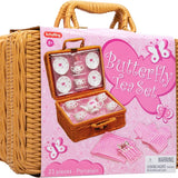 Butterfly Tea Set Basket
