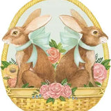 Die Cut Bunny Basket Placemat
