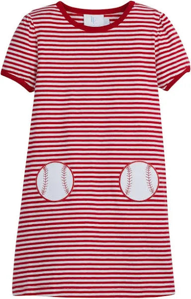 Baseball Applique T-Shirt Dress
