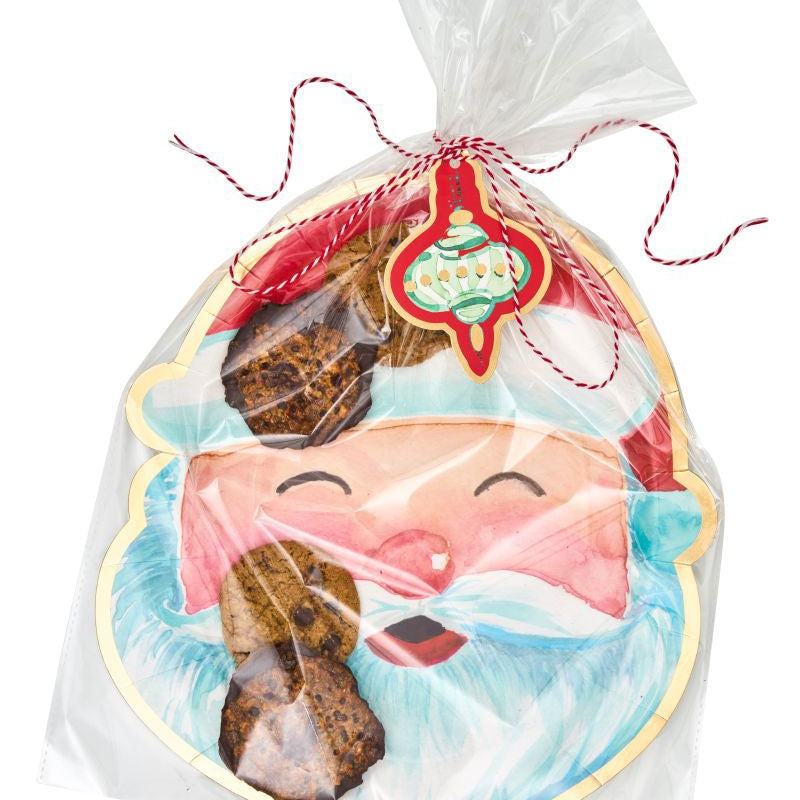 Cookie Tray Gifting Kit Santa/6pkg FOIL