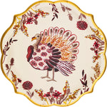 Dinner Plate Amber Harvest 400gsm / 8pkg FOIL