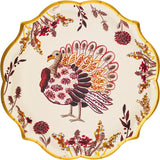 Dinner Plate Amber Harvest 400gsm / 8pkg FOIL