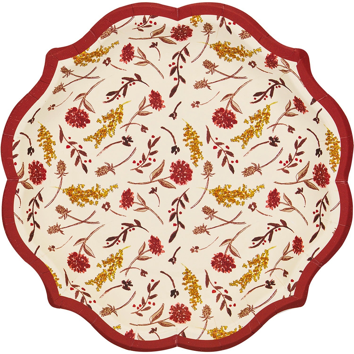 Salad Plate Amber Harvest 350gsm / 8pkg