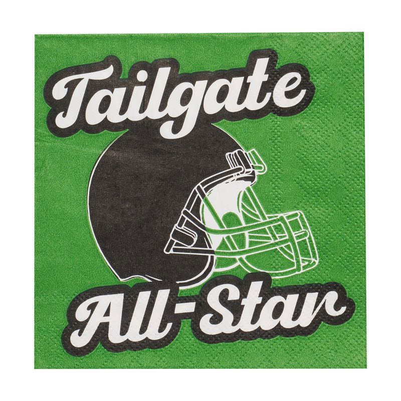Tailgate Cocktail Napkin - Tailgate All-Star, 20pk