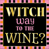 Boo Bold 3 ply Cocktail Napkin - Witch Way to the