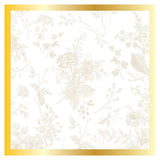 Cocktail Napkin Timeless Sand 3ply / 26pkg FOIL