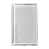 Acrylic Napkin Tray Guest Towel, clear