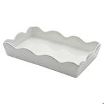 Ceramic Wave Napkin Tray Guest Towel