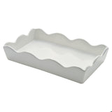 Ceramic Wave Napkin Tray Guest Towel