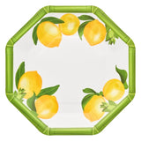 Lemon & Stem Octagon Salad Plates