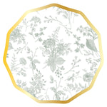 Wavy Dinner Plate Timeless Sage 400gsm / 8pkg FOIL
