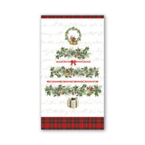 Holiday Garland Guest Napkin