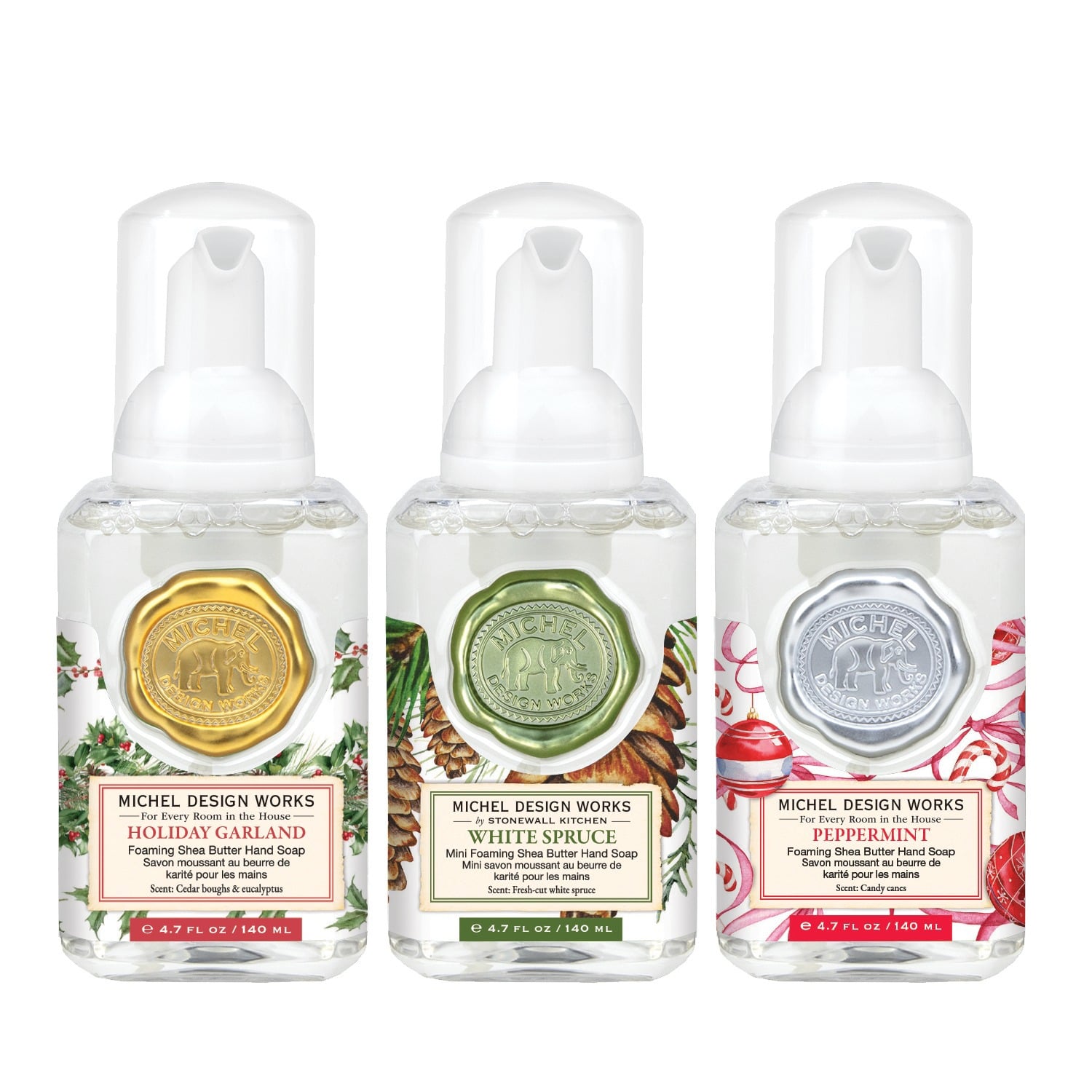 MDW Holiday Wishes Mini Foaming Soap Set HG, WS, P