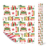 Bookish Christmas Reversible Gift Wrap