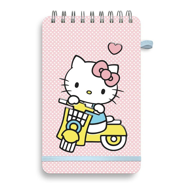 Hello Kitty Classic Pink Top-Spiral Notebook with