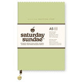 Matcha Spumoni Swirls Scalloped Journal
