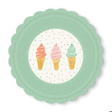 Cool & Creamy Scalloped Dessert Plates