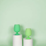 Gerbera + Leaf Stemm Silicone Unbreakable Glasses