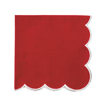 Red Wavy Edge Napkin