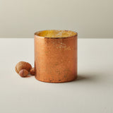 Copper Metallic Candle Holder
